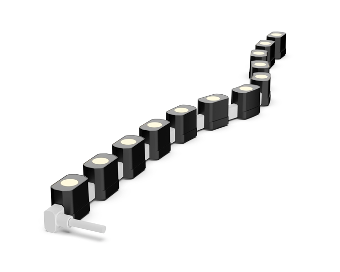 NW3020S La solution fiable de l&egrave;che-mur flexible &agrave; LED
