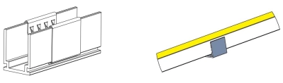 Type 1, clips AL pour application ext&eacute;rieure