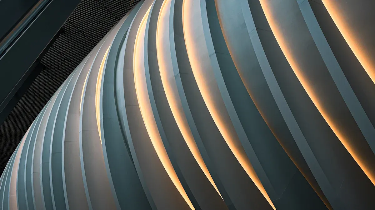 Tendances et innovations LED flexibles d'int&eacute;rieur sans couture dans la fabrication
